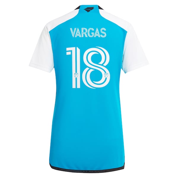 Kerwin Vargas Charlotte FC adidas Women's 2024 The Carolina Kit: Explore Replica Player Jersey - Blue