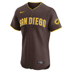 Manny Machado San Diego Padres Nike Road Elite Player Jersey - Brown