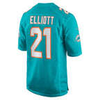 DeShon Elliott Miami Dolphins Nike Game Player Jersey - Aqua