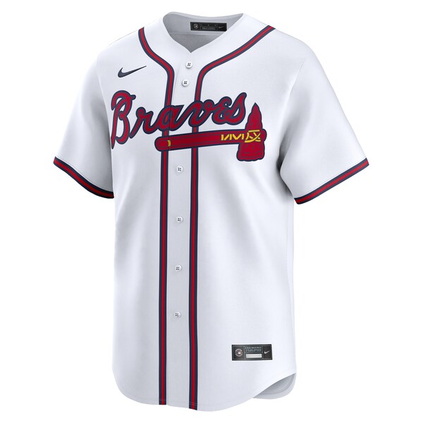 AJ Smith-Shawver Atlanta Braves Nike Home Limited Player Jersey – White