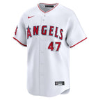 Griffin Canning Los Angeles Angels Nike Home Limited Player Jersey - White