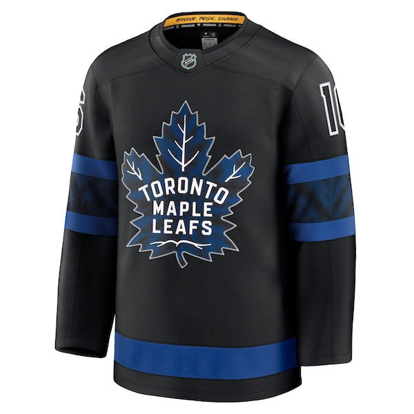 Mitch Marner Toronto Maple Leafs  Alternate Premium Jersey - Black/Blue