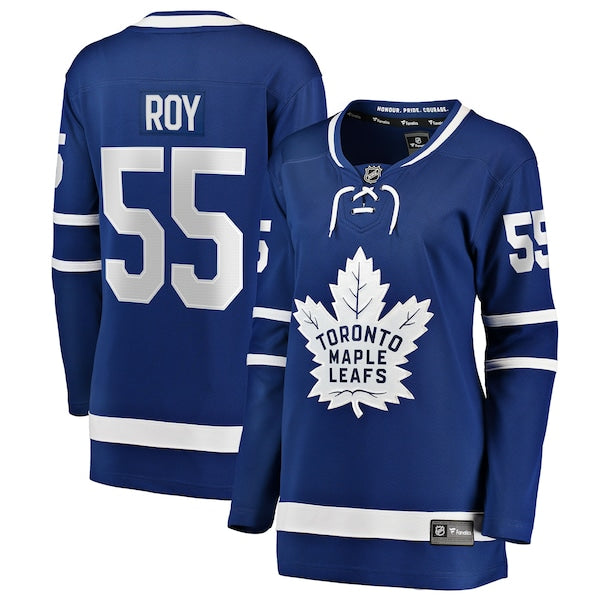 Nicolas Roy Toronto Maple Leafs  Women's Home Breakaway Jersey - Blue