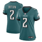 Jahan Dotson Philadelphia Eagles Nike Women's Team Game Jersey - Midnight Green