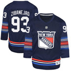 Mika Zibanejad New York Rangers Youth Alternate Replica Player Jersey - Navy