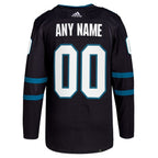 San Jose Sharks adidas  Alternate  Primegreen Authentic Custom Jersey - Black