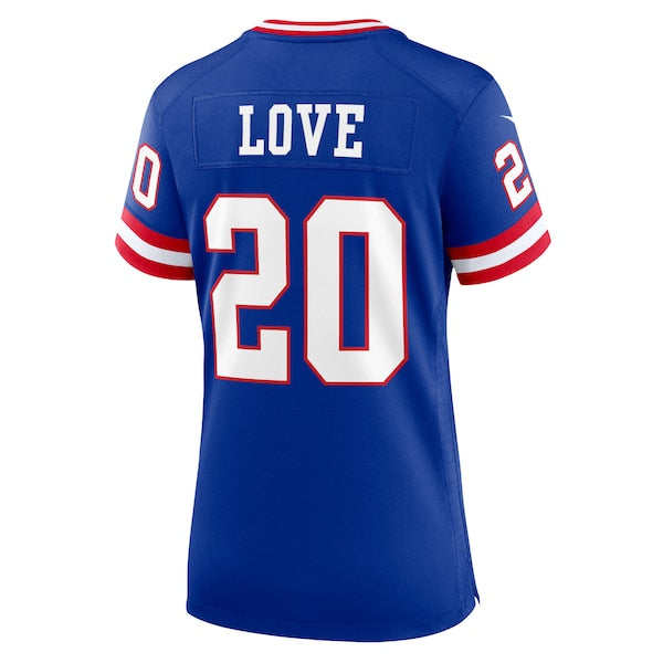 Julian Love New York Giants Nike Women's Classic Player Game Jersey - Royal
