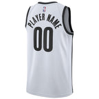 Brooklyn Nets Nike 2020/21 Swingman Custom Jersey - Association Edition - White