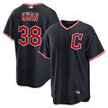 Steven Kwan Cleveland Guardians Nike Alternate Replica Jersey - Navy