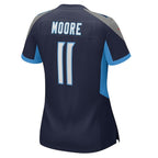 Chris Moore Tennessee Titans Nike Women's  Game Jersey -  Navy