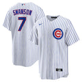 Dansby Swanson Chicago Cubs Nike Youth Alternate Replica Player Jersey - White