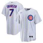 Dansby Swanson Chicago Cubs Nike Youth Alternate Replica Player Jersey - White