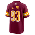 Jonathan Allen Washington Commanders Nike Game Jersey - Burgundy/Black/White
