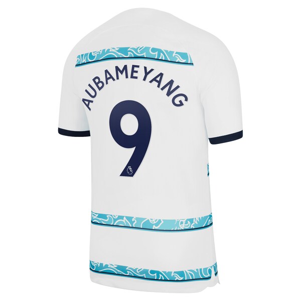 Pierre-Emerick Aubameyang Chelsea Nike 2022/23 Home Breathe Stadium Replica Player Jersey - White