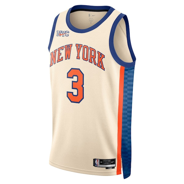 Josh Hart New York Knicks Nike Unisex 2025/26 Swingman Jersey - Cream - City Edition