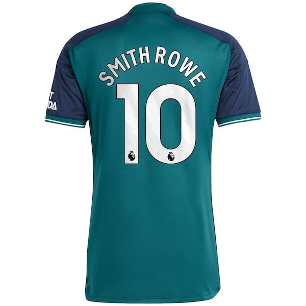Emile Smith Rowe Arsenal adidas 2023/24 Third Replica Player Jersey - Green/Yellow