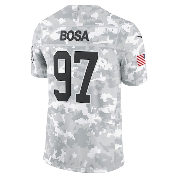 Nick Bosa San Francisco 49ers Nike 2024 Salute to Service Limited Jersey - Arctic Camo