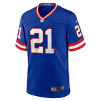 Tiki Barber New York Giants Nike Classic Retired Player Game Jersey - Royal