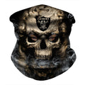 LAS VEGAS RAIDERS & SKULL FACE MASK BANDANAS