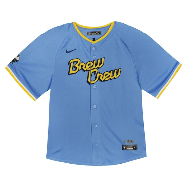 Milwaukee Brewers Nike Toddler City Connect Team Limited Jersey - Blue
