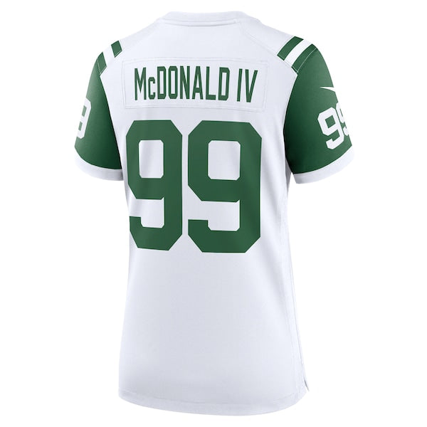 Will McDonald IV New York Jets Nike Women's Classic Alternate Player Game Jersey - White
