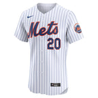 Pete Alonso New York Mets Nike Home Elite Jersey - White