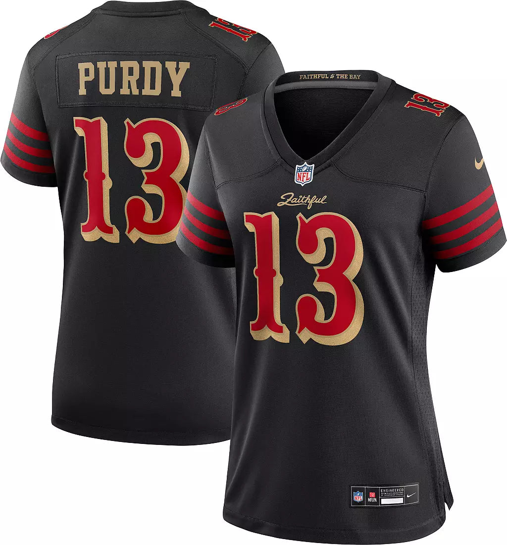 Women's Brock Purdy San Francisco 49ers Nike 2025 RIVALRIES Game Jersey - Black