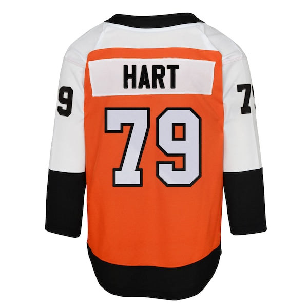 Carter Hart Philadelphia Flyers Youth Home Premier Player Jersey - Burnt Orange