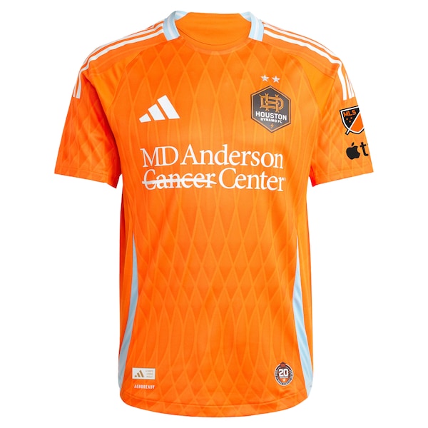 Houston Dynamo FC adidas 2025 Season 20 Authentic Jersey - Orange