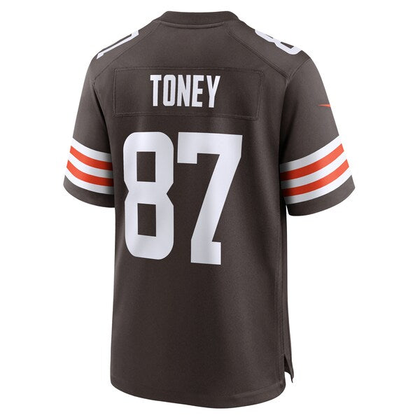 Kadarius Toney Cleveland Browns Nike Team Game Jersey -  Brown