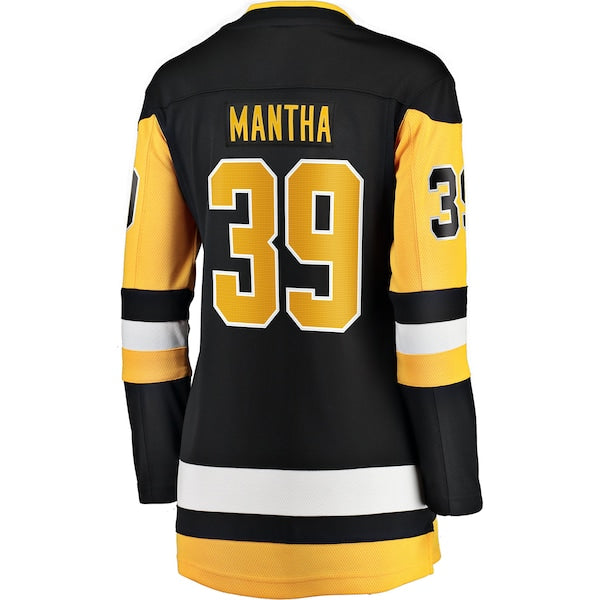 Anthony Mantha Pittsburgh Penguins  Women's Home Breakaway Jersey - Black