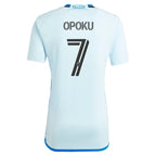 Kwadwo Opoku CF Montreal adidas 2024 La Main Replica Player Jersey – Light Blue