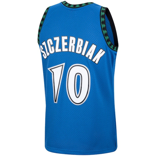 Wally Szczerbiak Minnesota Timberwolves 2001/02 Hardwood Classics Swingman Jersey - Blue