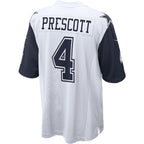 Dak Prescott Dallas Cowboys Nike Alternate Game Jersey - White/Navy