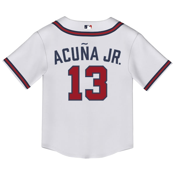 Ronald Acuña Jr. Atlanta Braves Nike Toddler Replica 2.0 Player Jersey - White