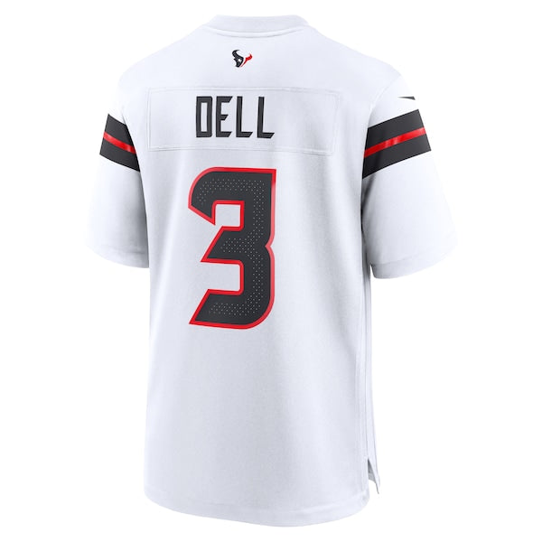 Tank Dell Houston Texans Nike Game Jersey -  White/Red/Navy