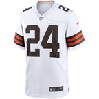 Nick Chubb Cleveland Browns Nike Game Jersey - White/Brown