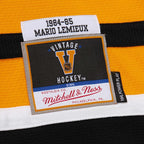 Mario Lemieux Pittsburgh Penguins 1984-85 Power Play Jersey - Gold/Black