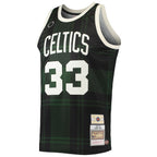 Larry Bird Boston Celtics 1985/86 Hardwood Classics Uninterrupted Swingman Jersey - Black