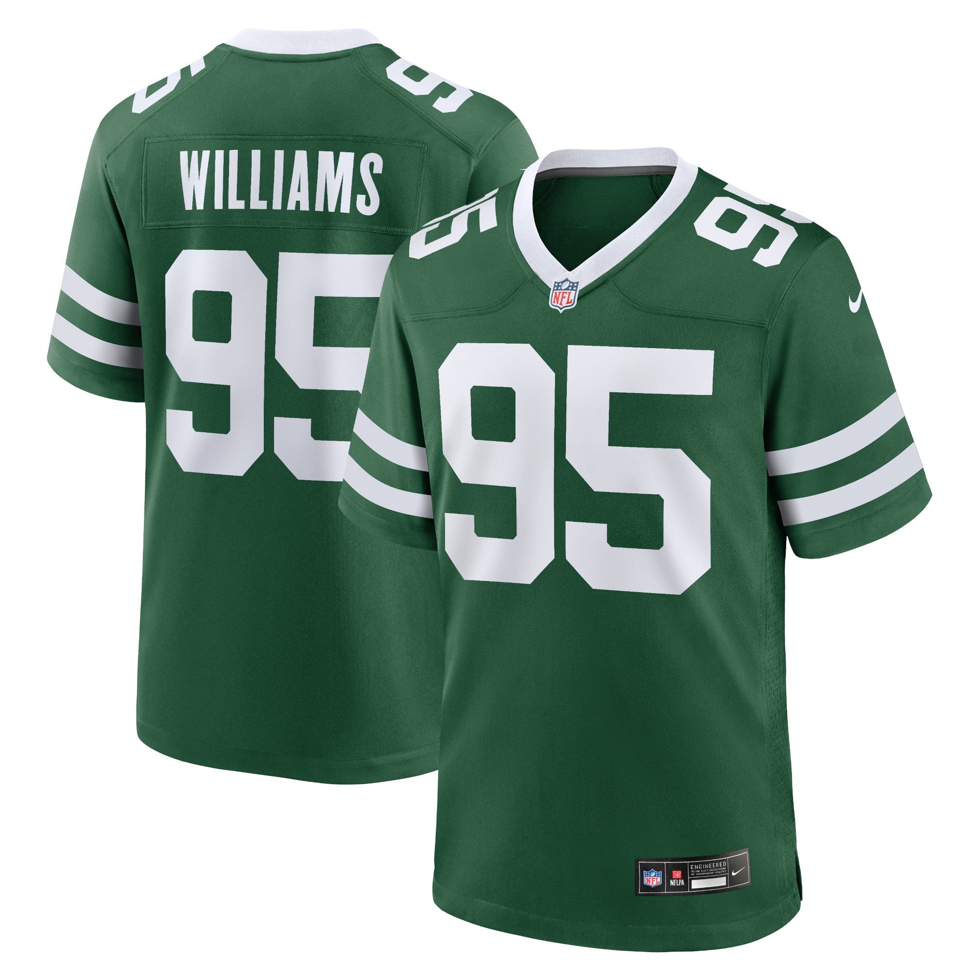 Quinnen Williams New York Jets Nike Alternate Game Jersey - Legacy Black/Green