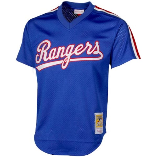 Nolan Ryan Texas Rangers 1989 Authentic Cooperstown Collection Mesh Batting Practice Jersey - Royal