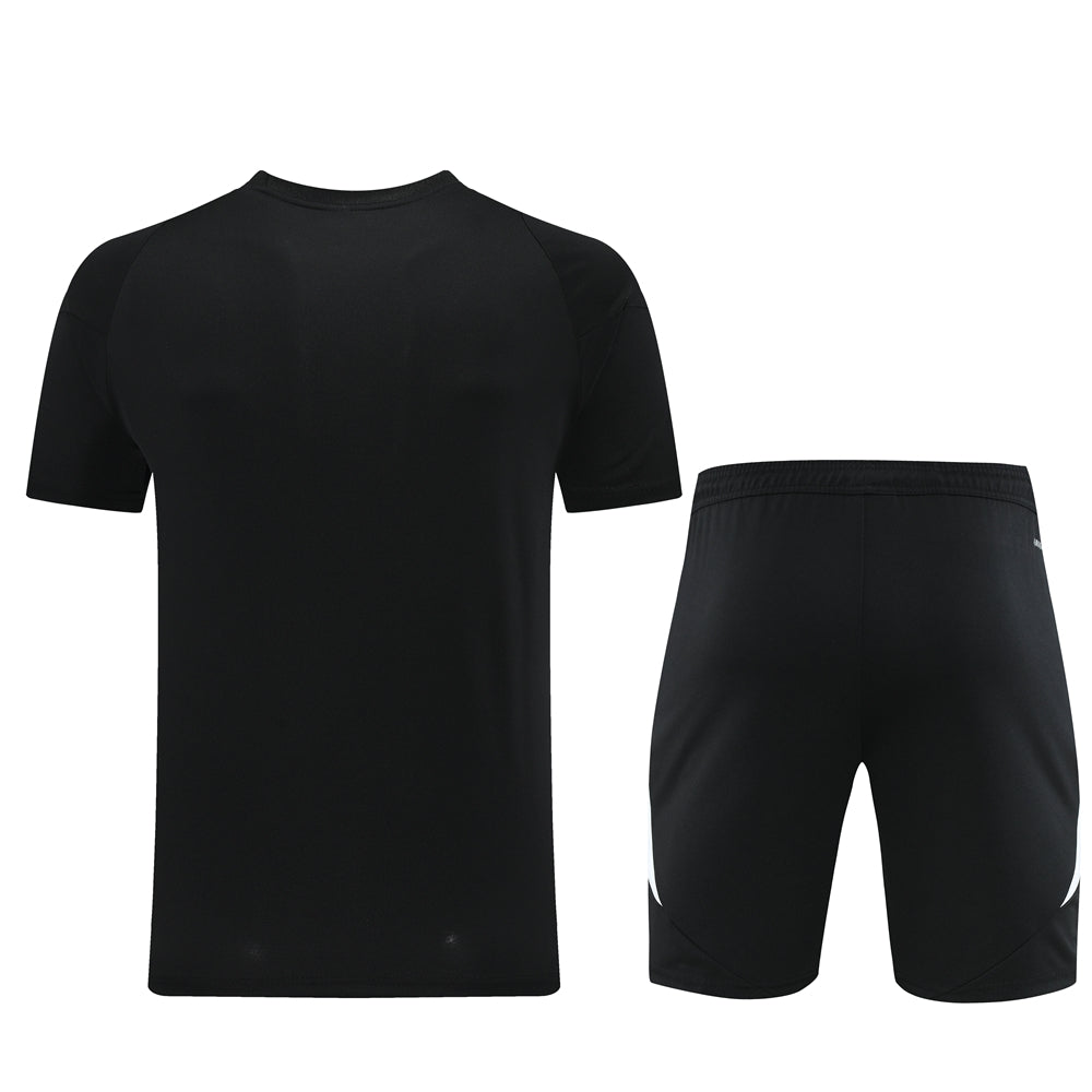 Adidas Short Sleeve Training Jersey Set - AD06- Black