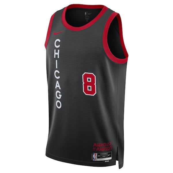 Zach LaVine Chicago Bulls Nike Unisex 2023/24 Swingman Jersey - Black - City Edition