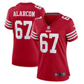 Isaac Alarcon San Francisco 49ers Nike Women's Team Game Jersey -  Scarlet