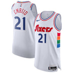 Joel Embiid Philadelphia 76ers Nike 2024/25 Authentic Player Jersey - City Edition - White