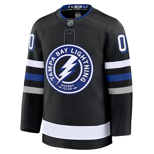 Tampa Bay Lightning  Alternate Premium Custom Jersey - Black/Blue/White