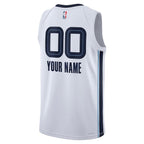 Memphis Grizzlies Nike Unisex Custom Swingman Badge Jersey - Association Edition - White