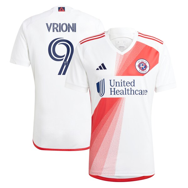 Giacomo Vrioni New England Revolution adidas 2024 Defiance Replica Jersey - White