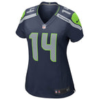 DK Metcalf Seattle Seahawks Nike Women's Game Player Jersey - College Navy/Neon Green