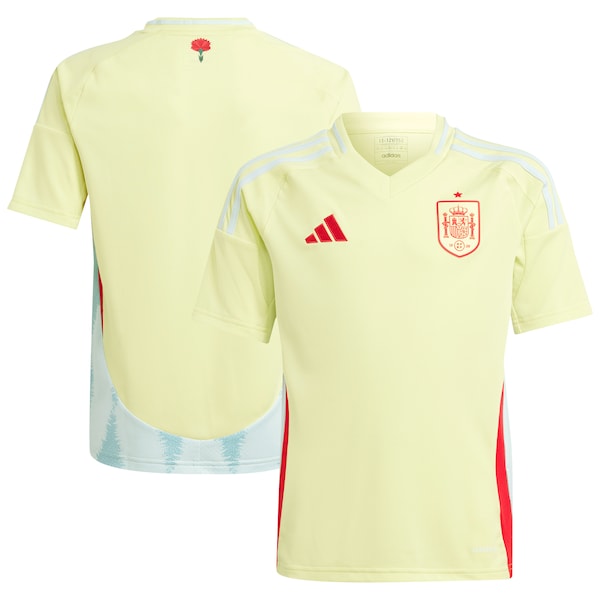 Spain National Team adidas Youth 2024 Away Replica Jersey - Yellow